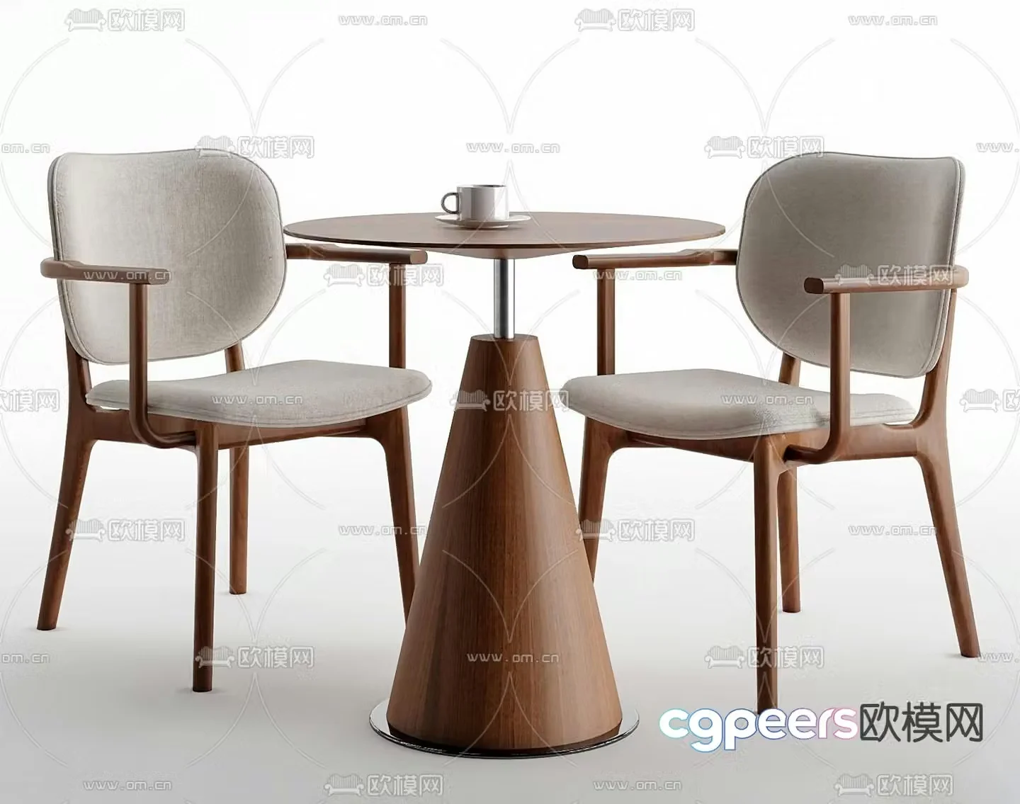 Leisure tables and chairs Negotiation tables and chairs 3d model
