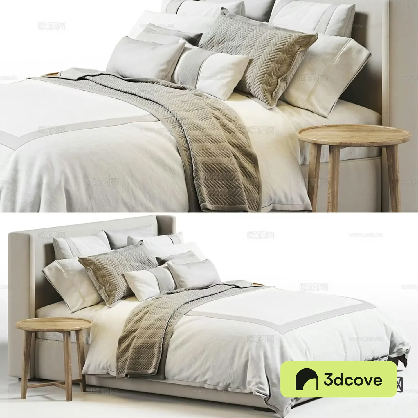 Nordic double bed