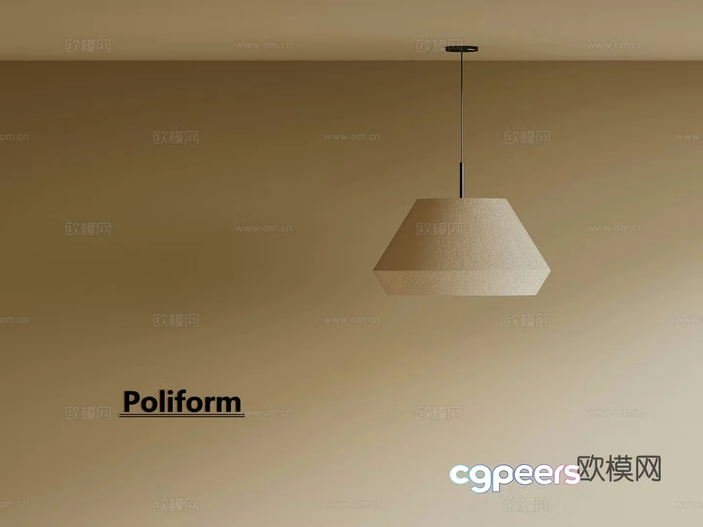 Middle style chandeliers restaurant chandeliers 3D model