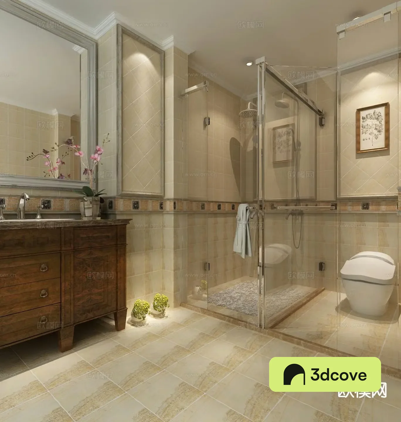 New Chinese style bathroom