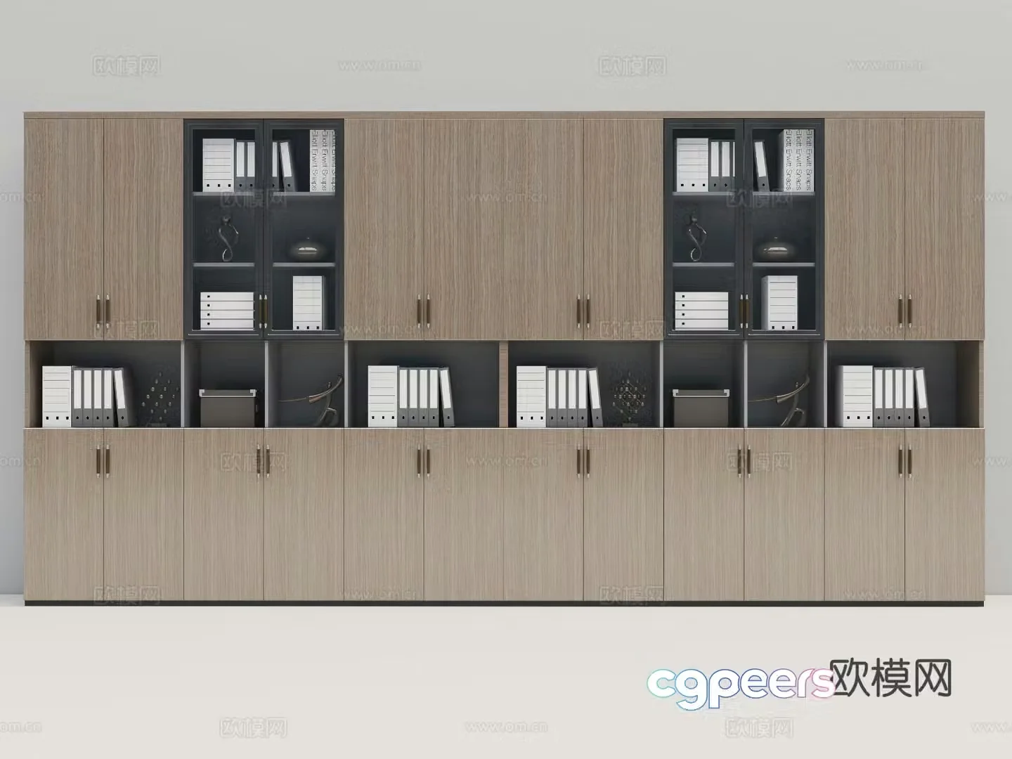 Modern filing cabinet information cabinet filing cabinet 3d model