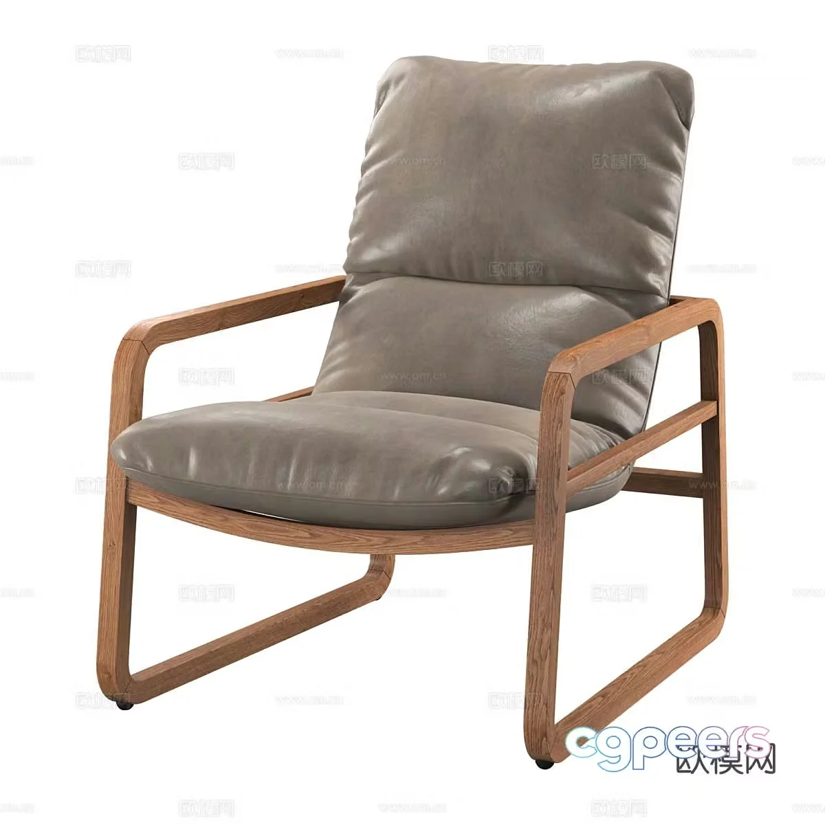 Single sofa leisure sofa 3d model