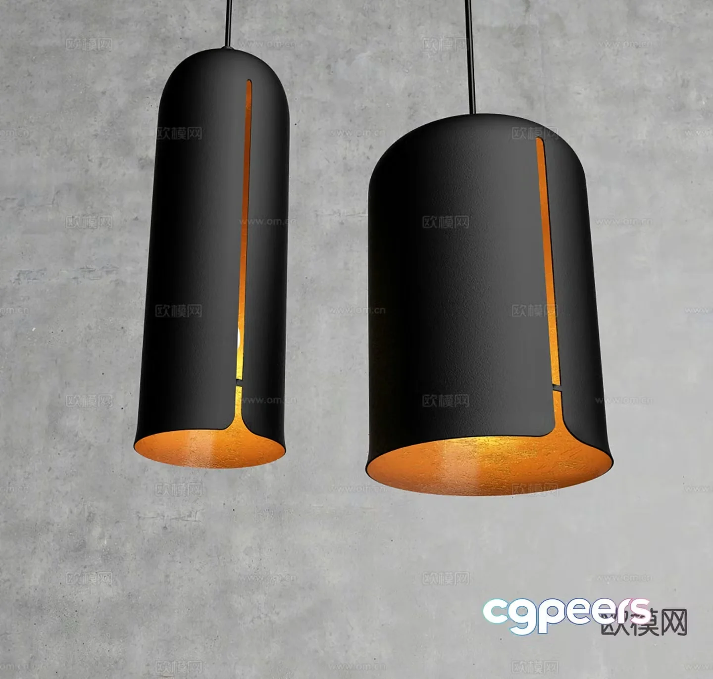Modern creative chandelier 3d model
