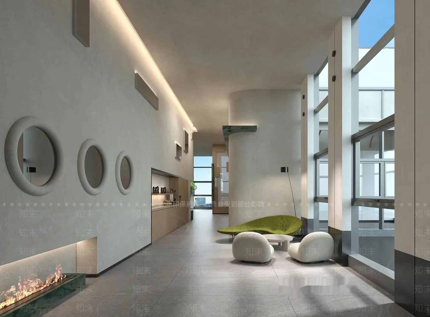Modern Minimalist Interior Design 3D Model – 23193 – VRAY Render