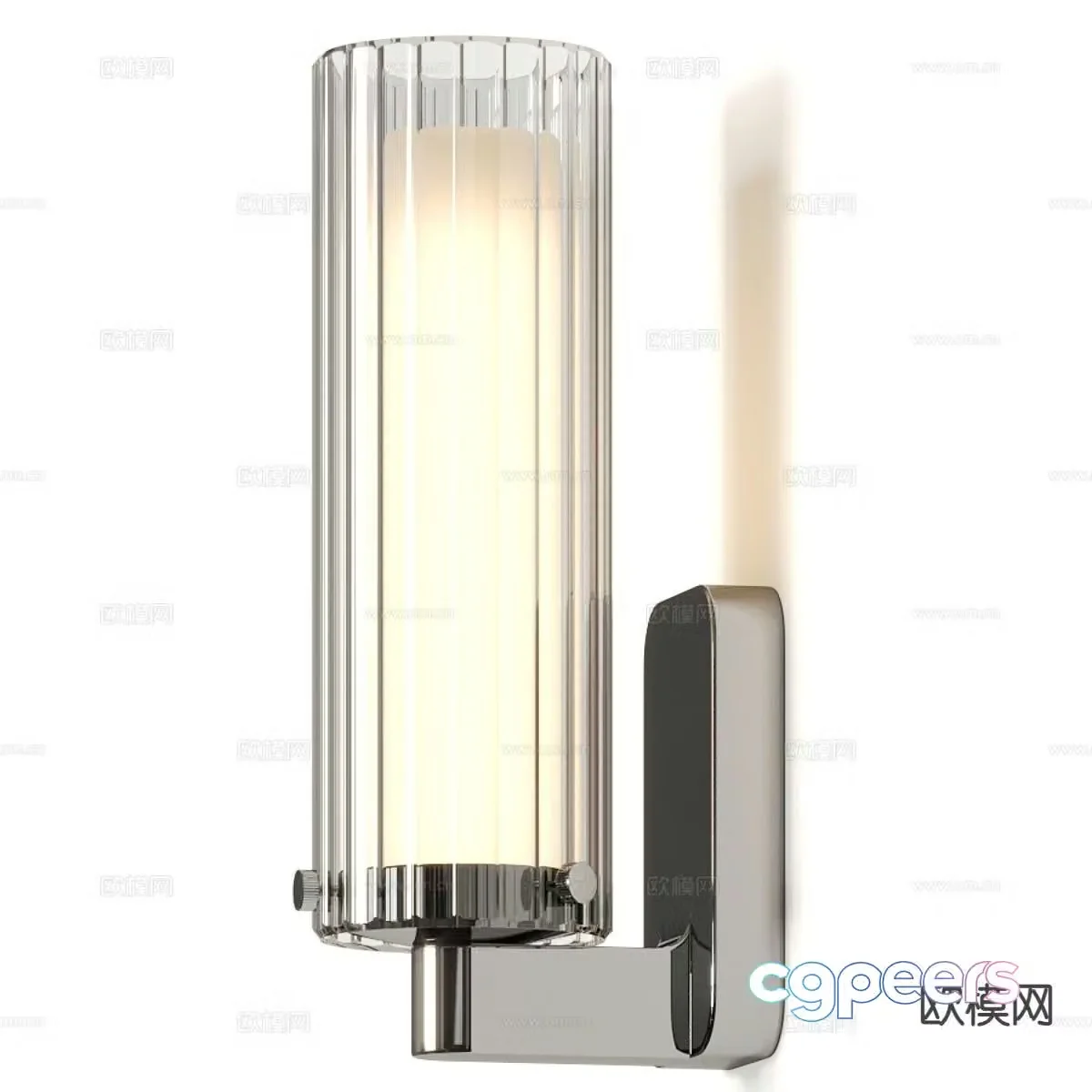 Modern wall light 3d model