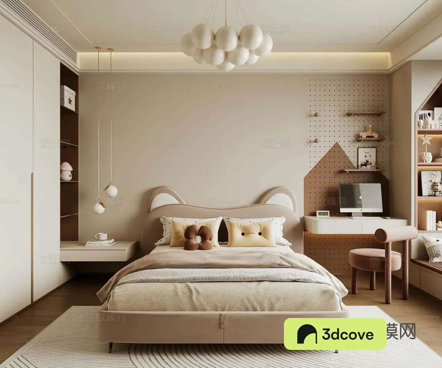 Modern universal children’s room Modern children’s room Girls room Children’s wardrobe