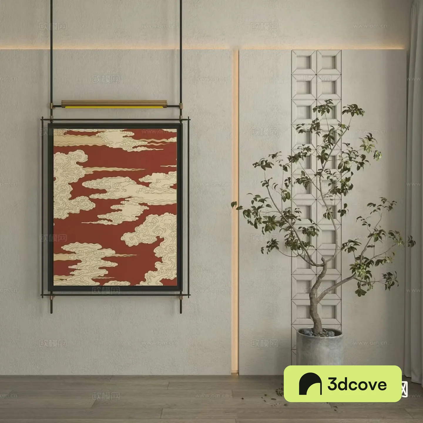 Medieval style decorative painting Xiangyun hanging painting