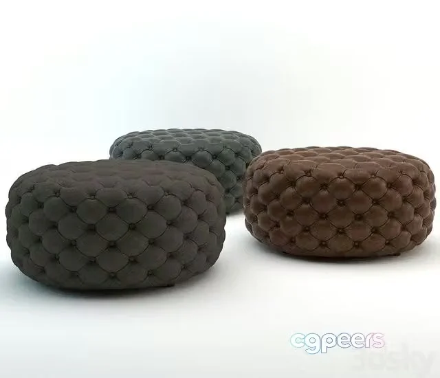 3ds Max Free – Markus Large Ottoman