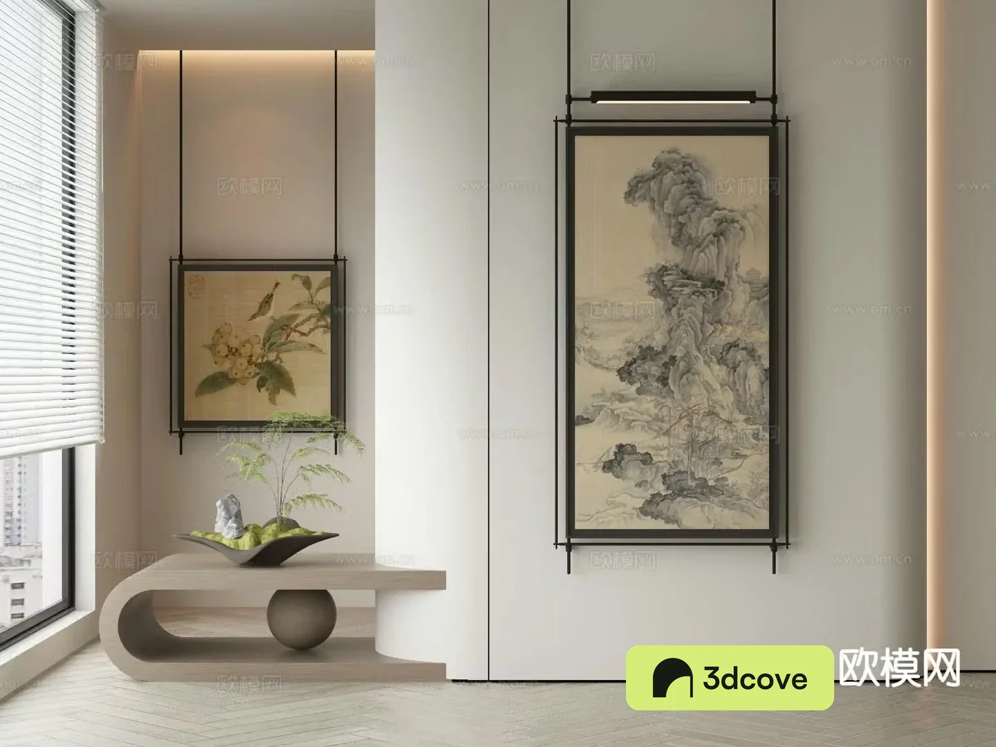 New Chinese style ink painting decorative painting