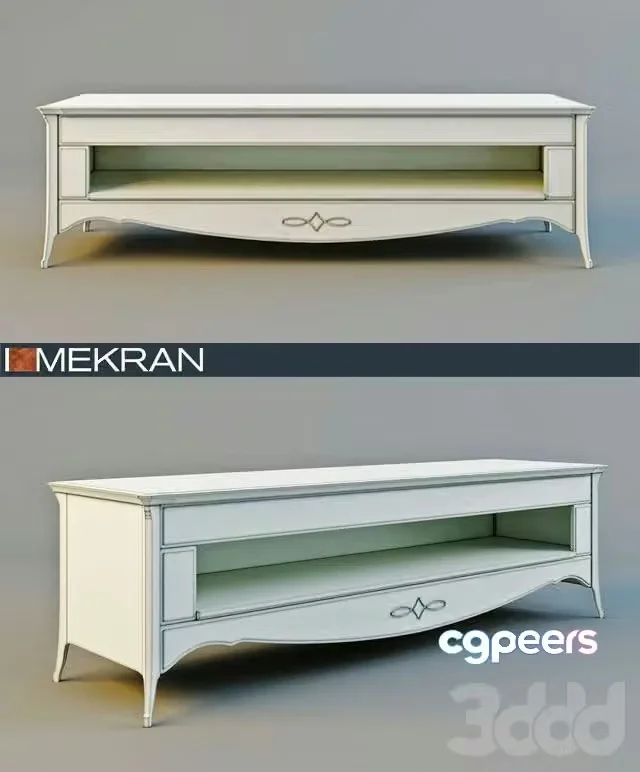 3ds Max Free – TV table Makran Provence style