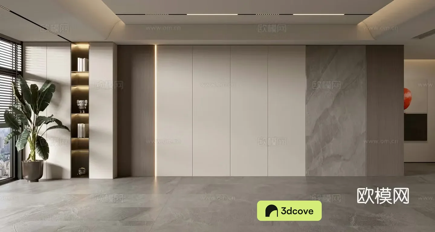 Modern sofa background wall