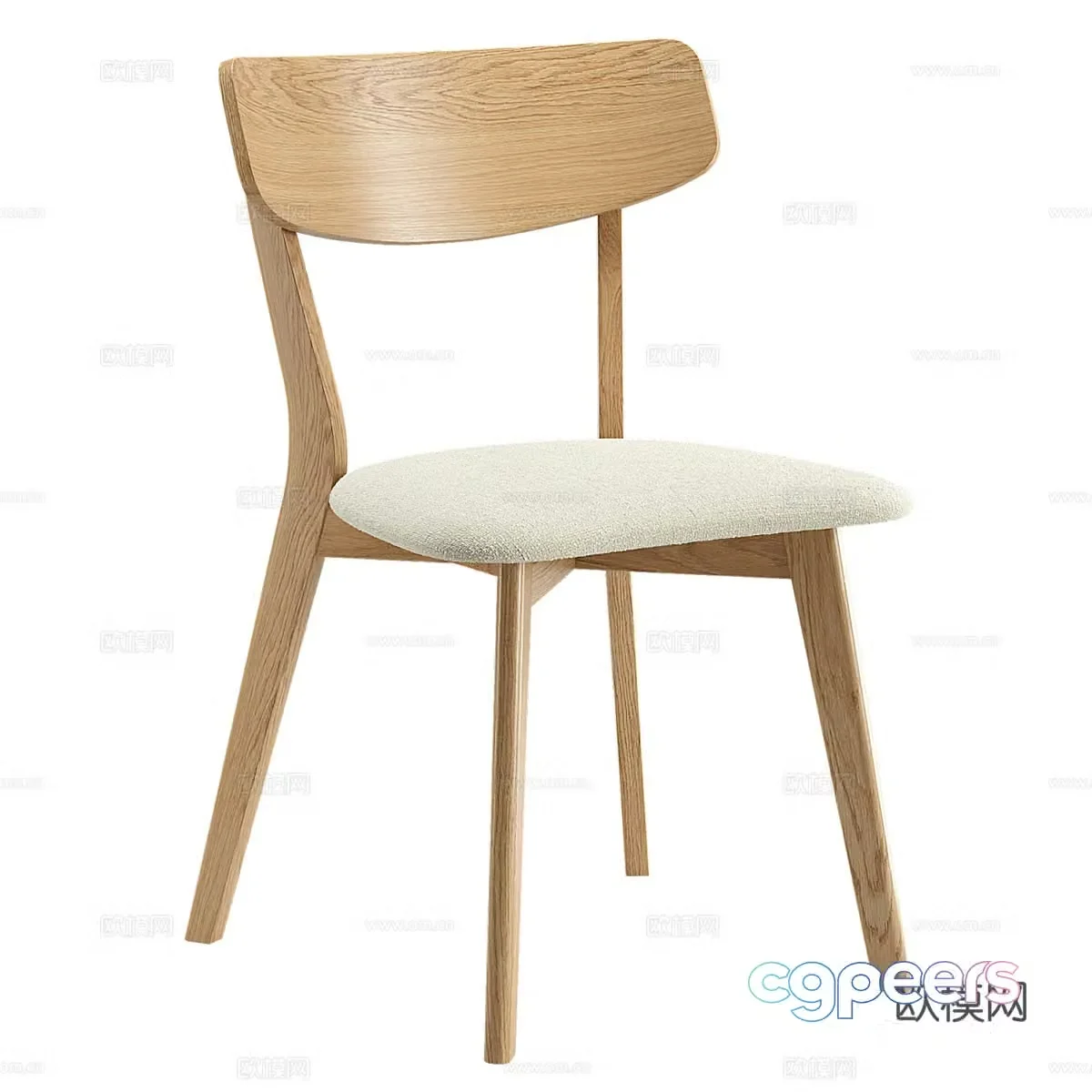 Single chair 3d model