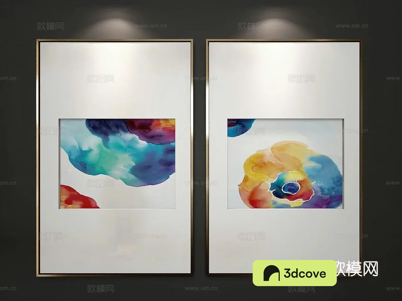 Decorative painting ink painting hanging painting