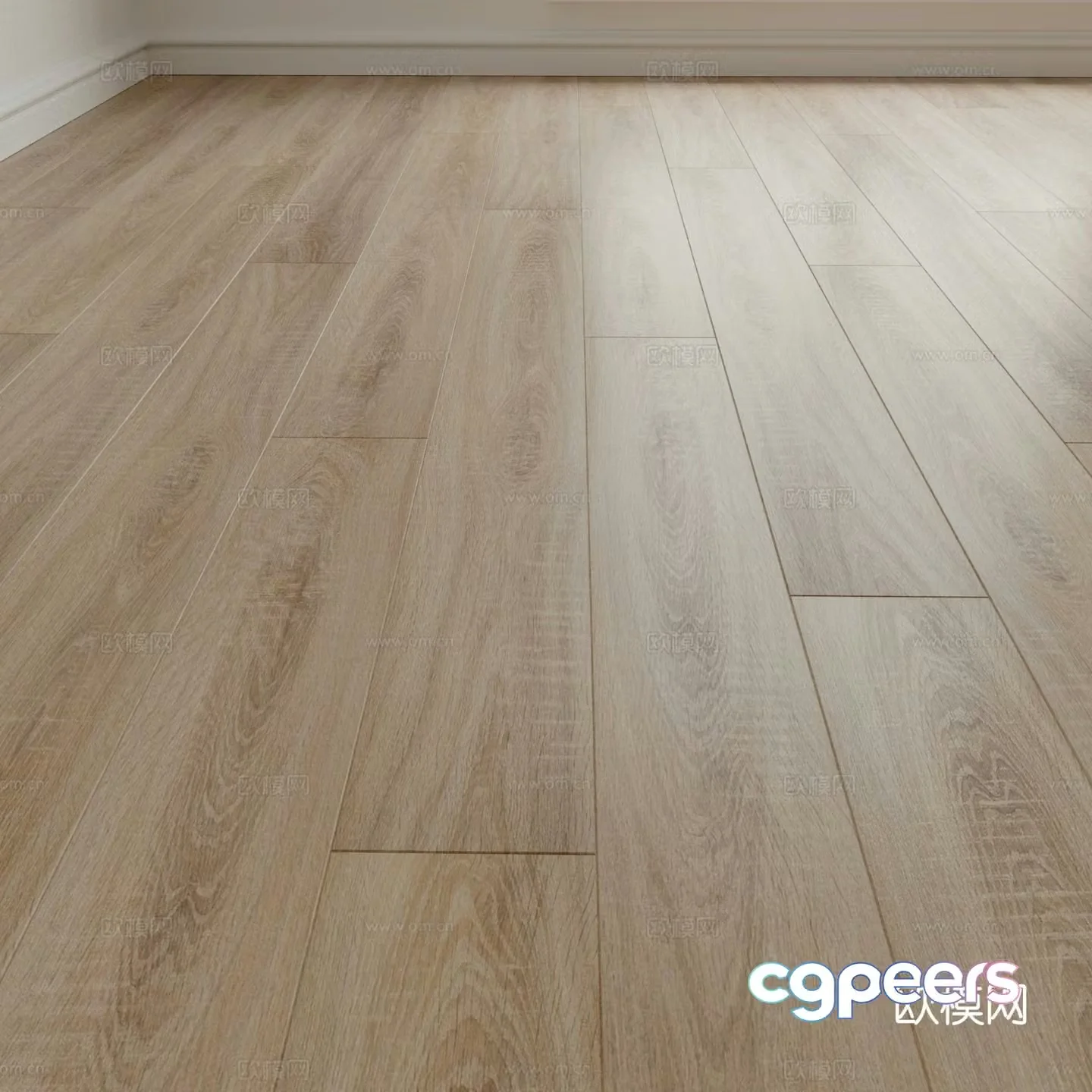 Modern wood floor material 3d model