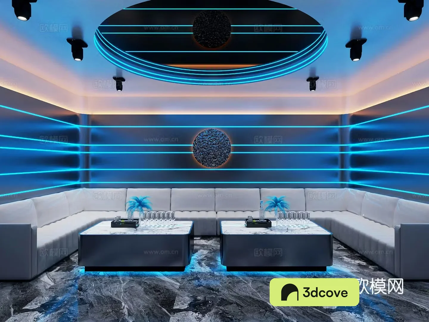 Modern KTV private room