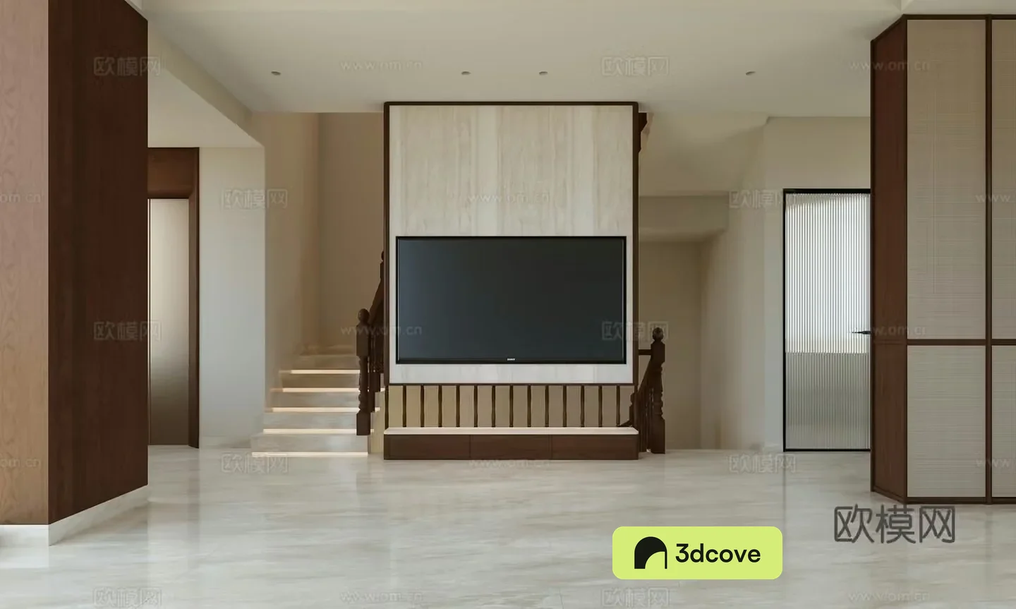 New Chinese TV background wall Living room background wall