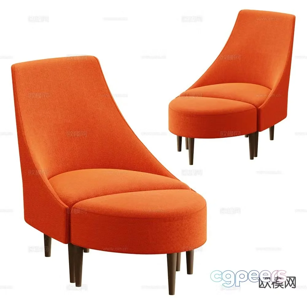 Sancal lounge chair sofa chair 3d model