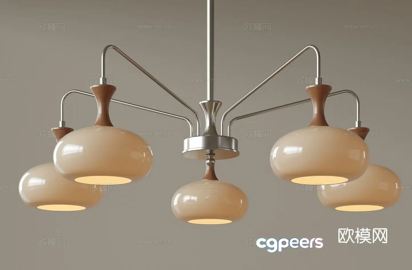 Modern medieval style chandelier Minimalist cream style chandelier Nordic simple chandelier Restaurant chandelier American 3D model