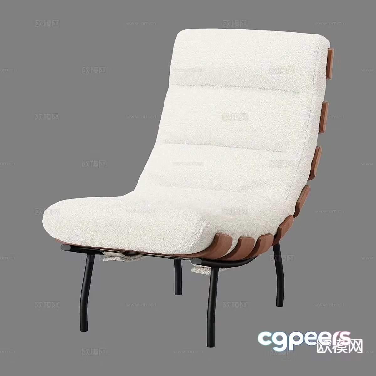 Modern chair sofa chair leisure chair 3d model