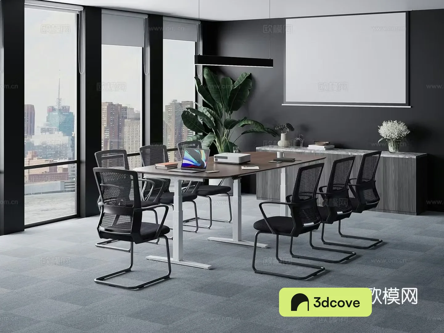 lifting conference table meeting room
