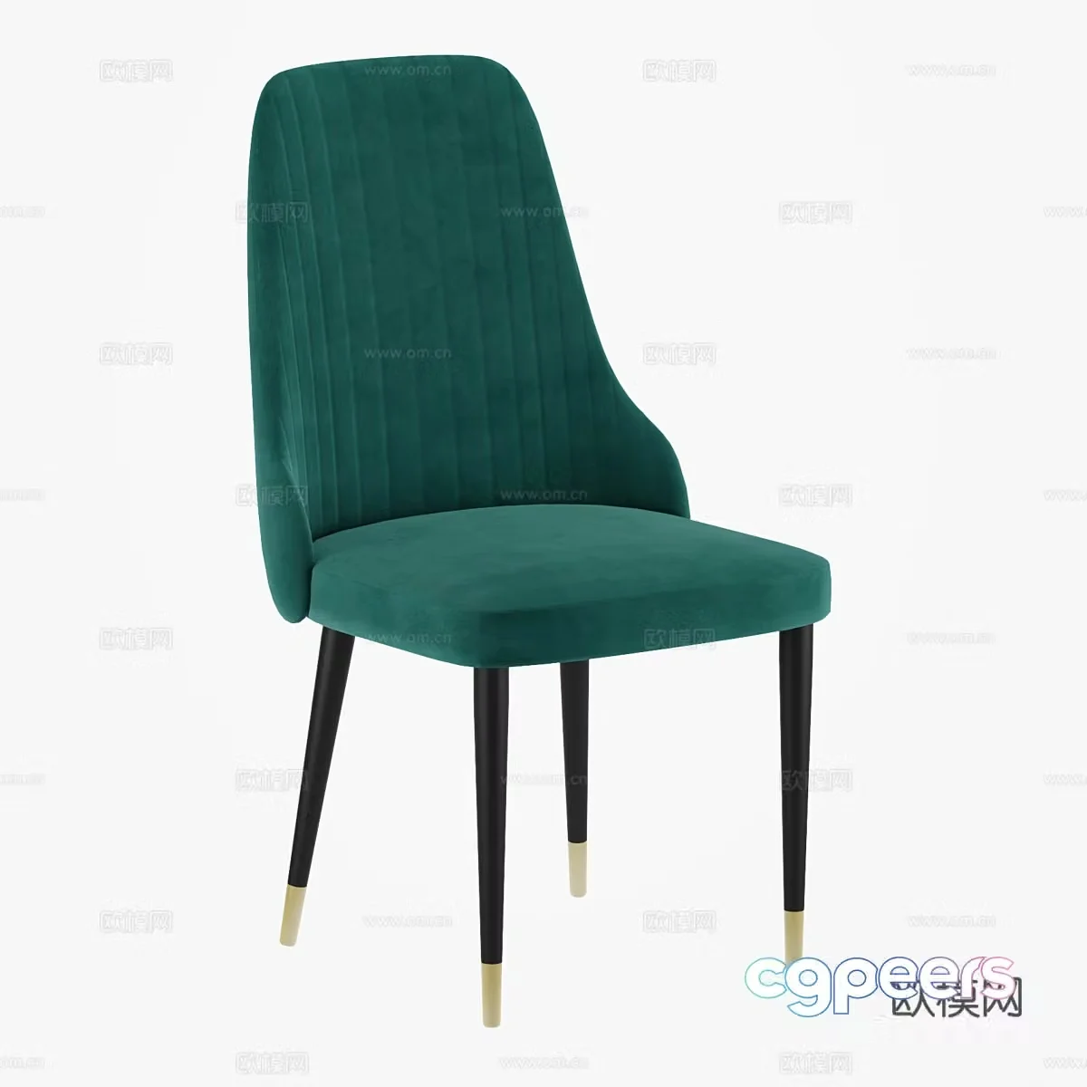 Modern chair dining chair 3d model