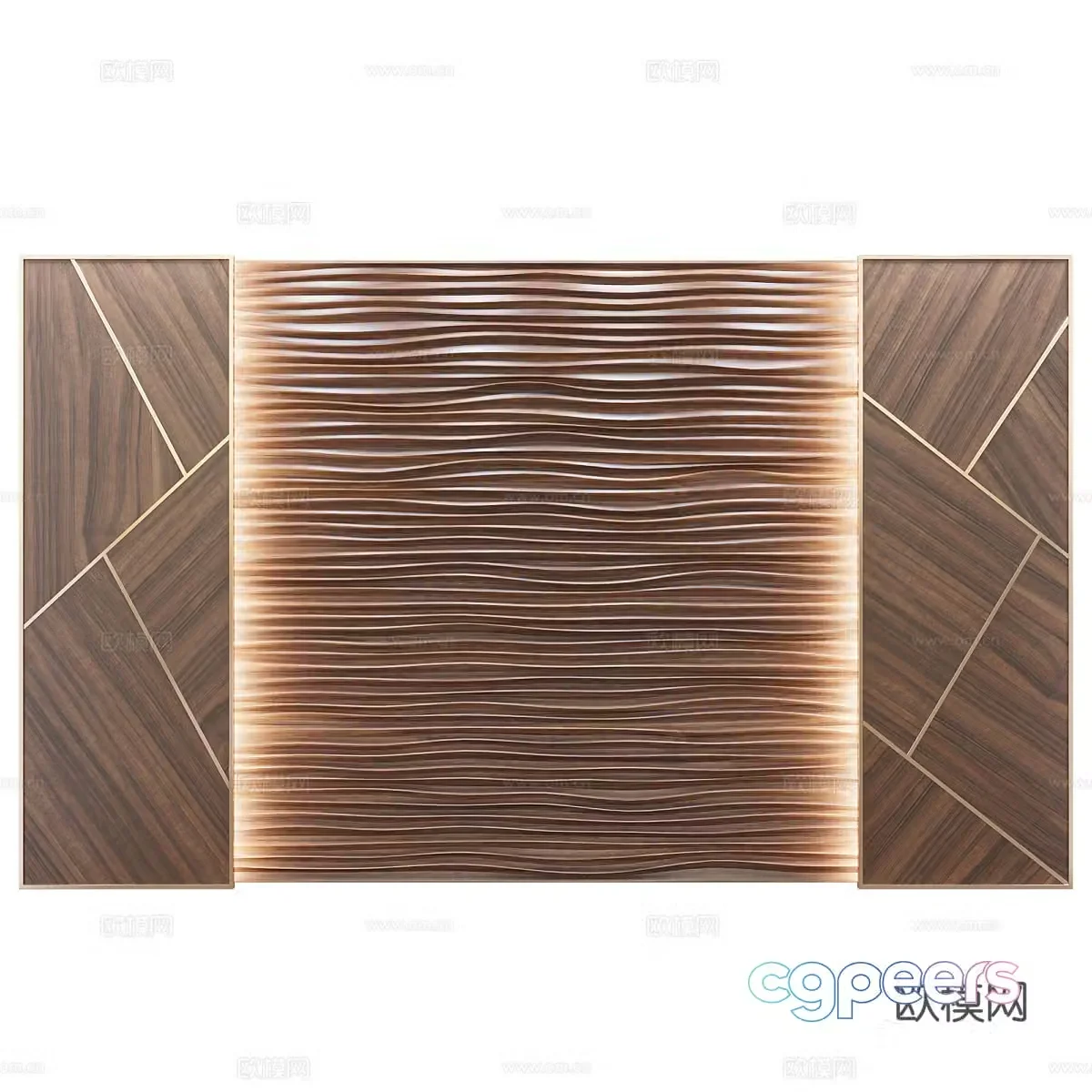 Background wall 3d model