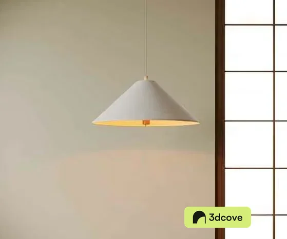 A White Hanging Lamp