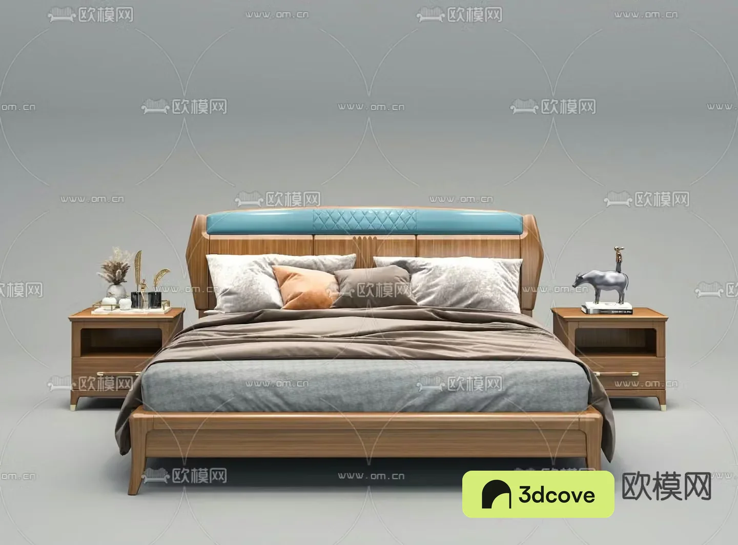 Modern double bed