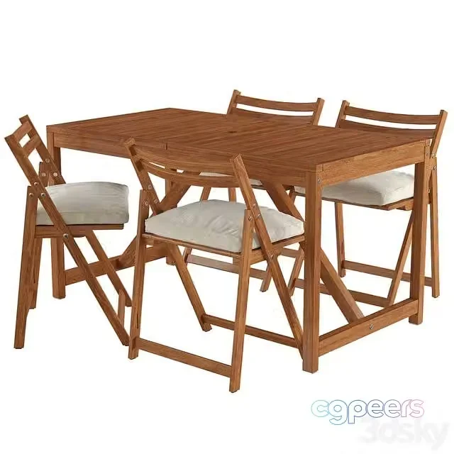 3ds Max Free – Table and Chair Nammaro