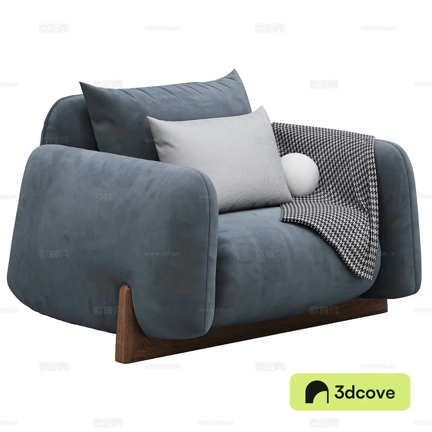 A Modern Gray Couch