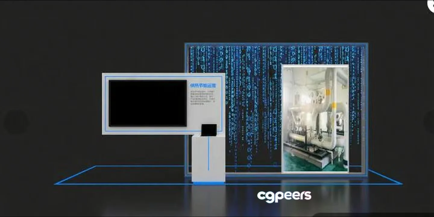 A Computer Screen 3D Model – 365 – VRAY Render