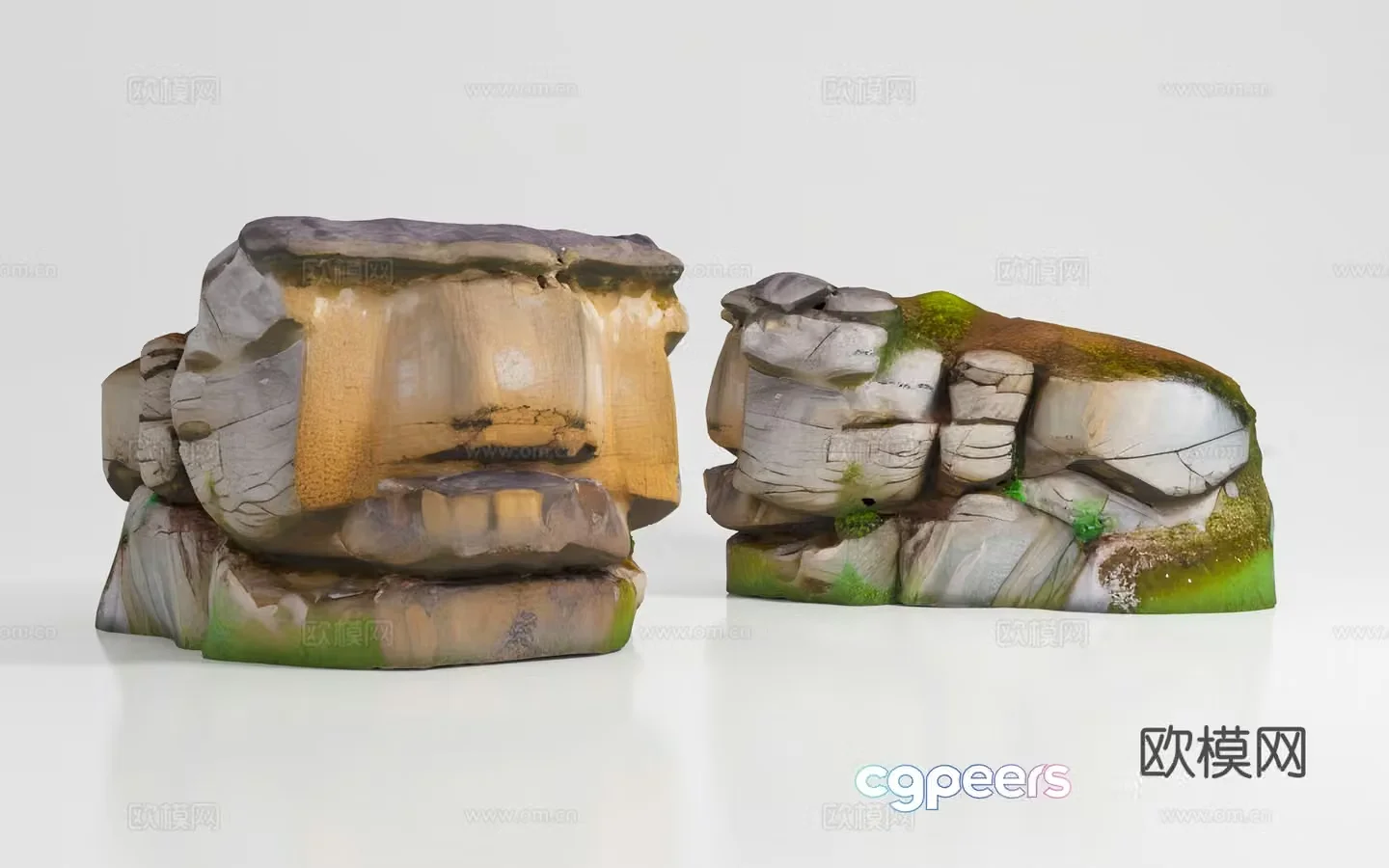 Strange stones artificial rockery molding stone stone stone sculpture sculpture outdoor landscape city 3d model