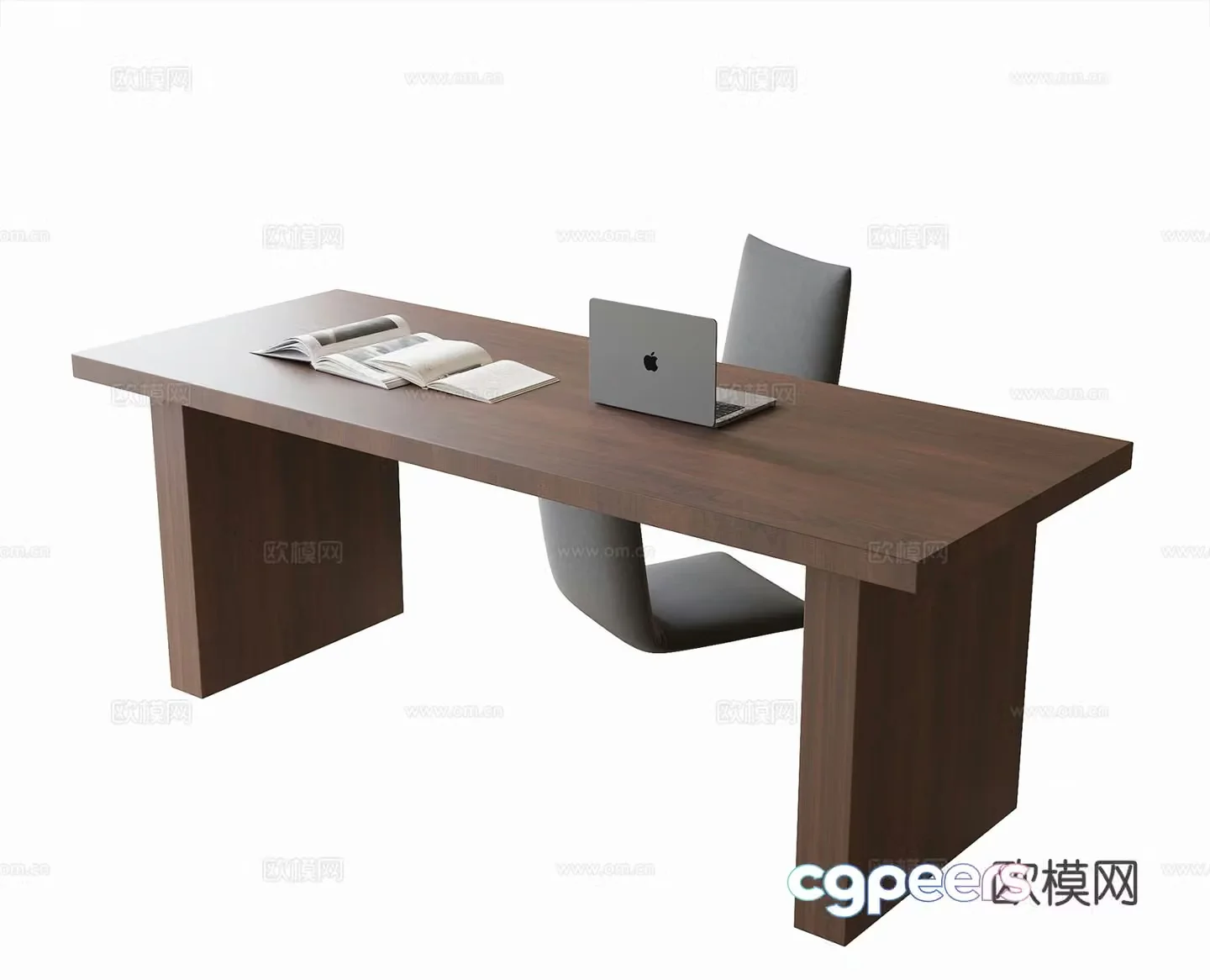 Modern desk chair 3d model