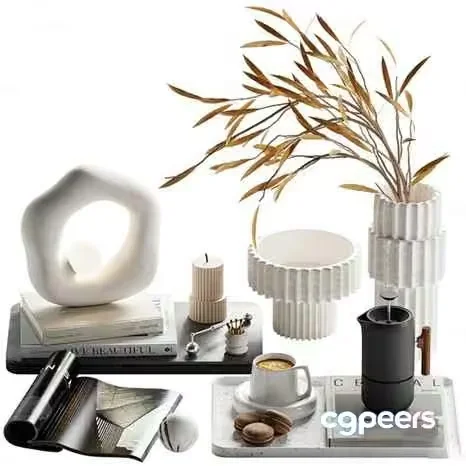 Modern Home Decor 3D Model – 5265 – CORONA Render