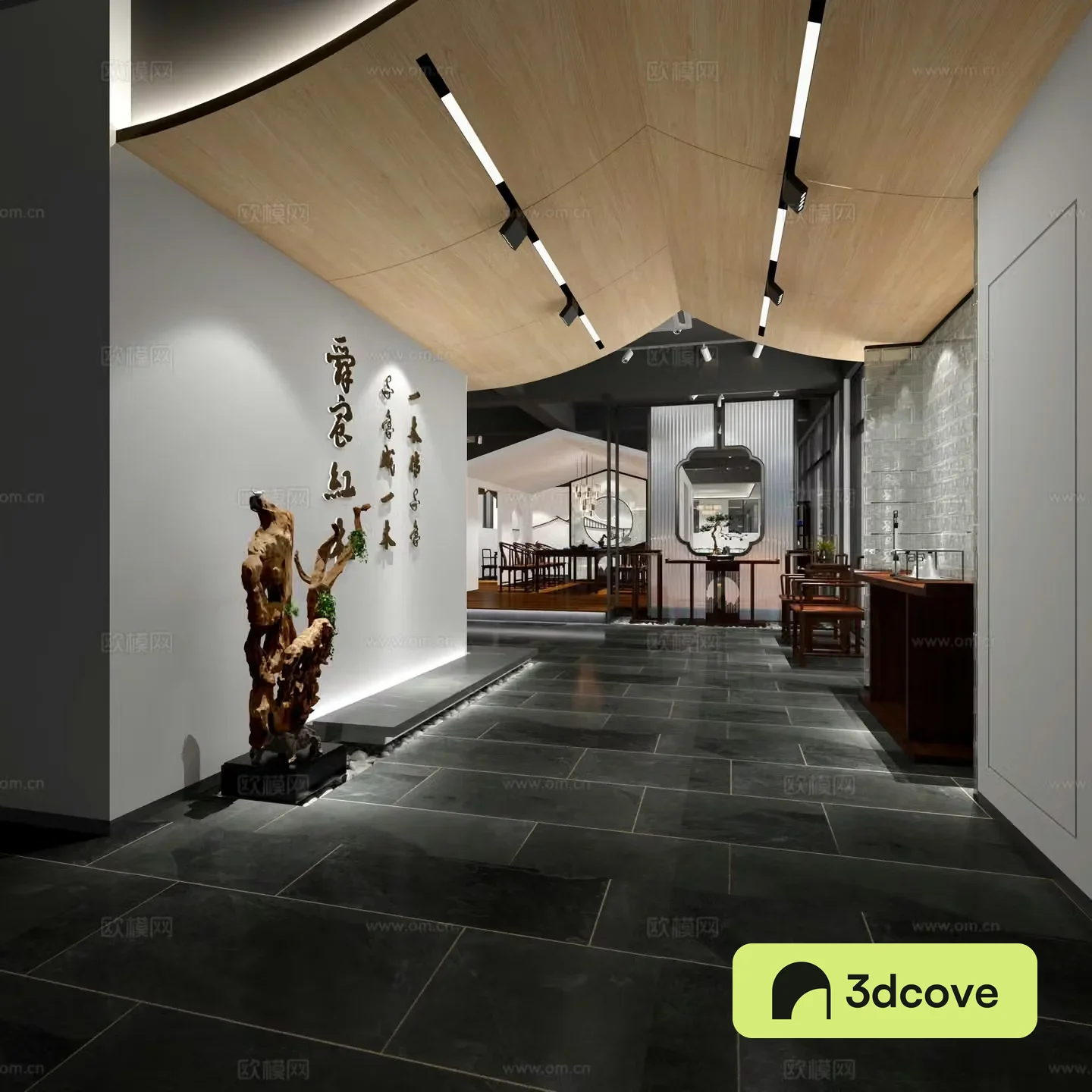 New Chinese-style exhibition hall Furniture exhibition hall