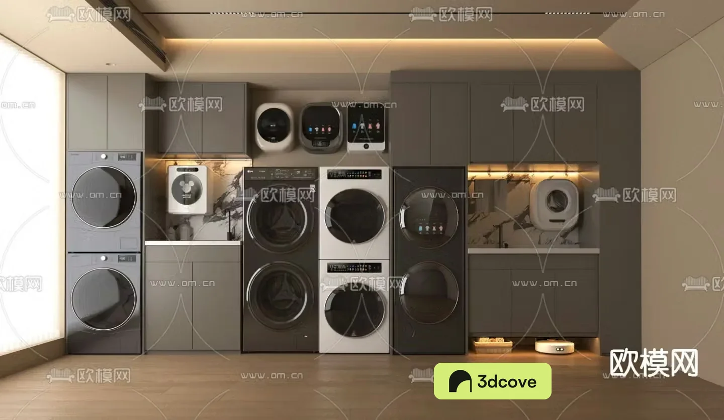 Balcony cabinet washing machine cabinet