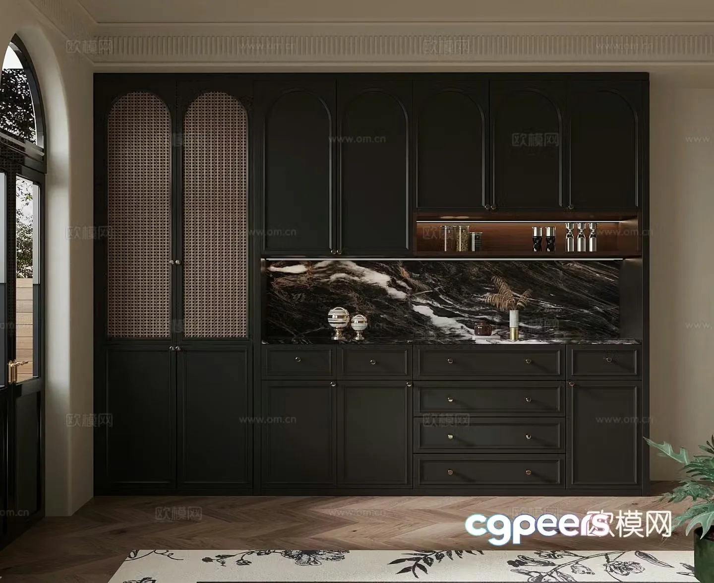 Sideboard French sideboard 3D model