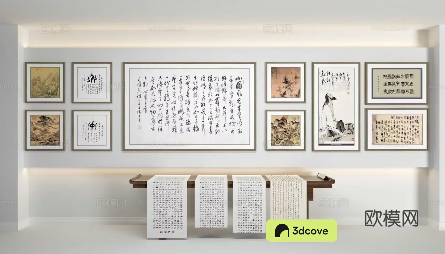 New Chinese calligraphy painting and calligraphy
