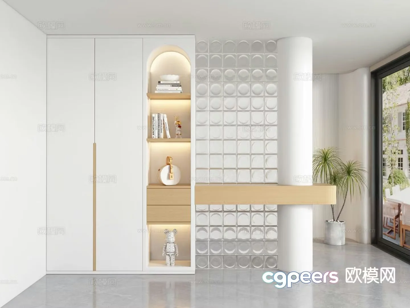 Modern entrance hall 3D model