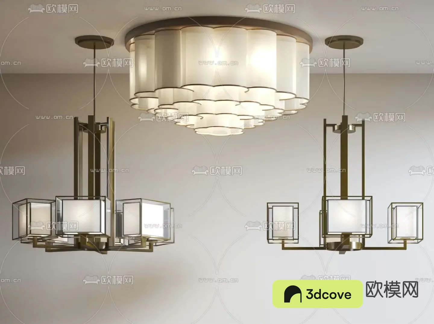 New Chinese style chandelier hall chandelier