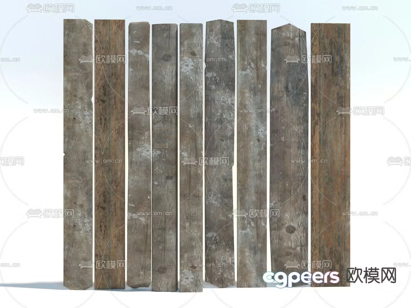 Wood board sketch wainscot wood anticorrosive wood 3d model