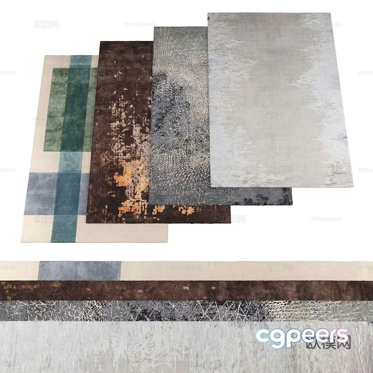 Square carpet 3d model