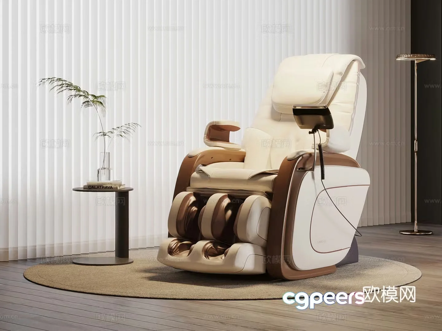 Modern massage chair 3d model