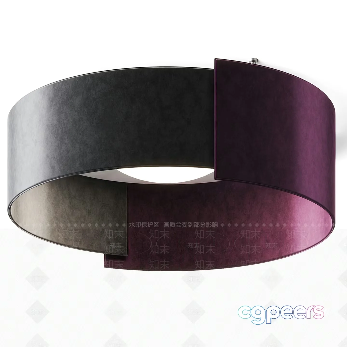 Purple Light Fixture 3D Model – 16616 – VRAY Render