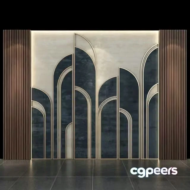 3ds Max Free – Wall Panel No 17