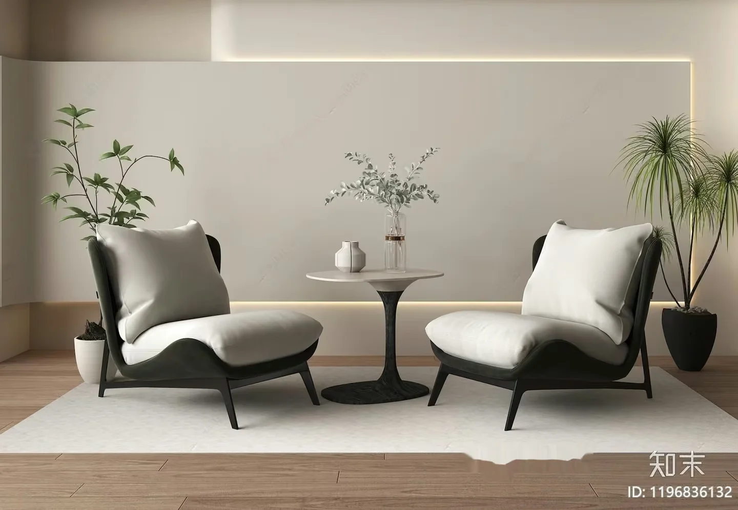 Cozy Living Room 3D Model – 11082 – VRAY Render