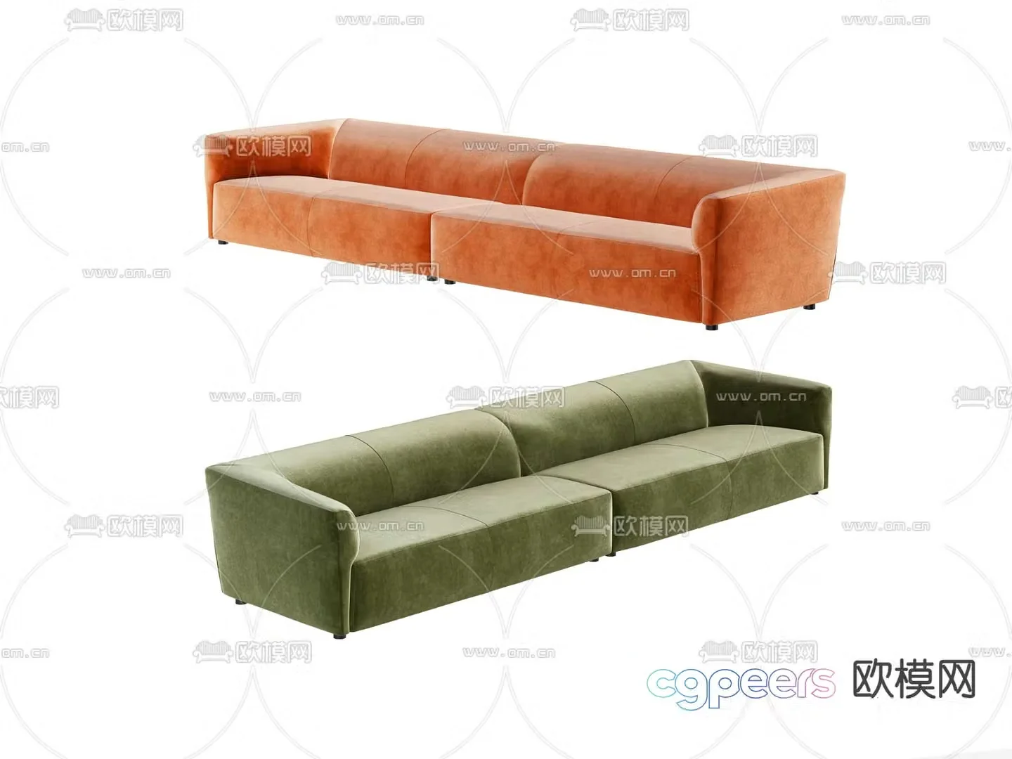 Multiplayer sofa 3d model