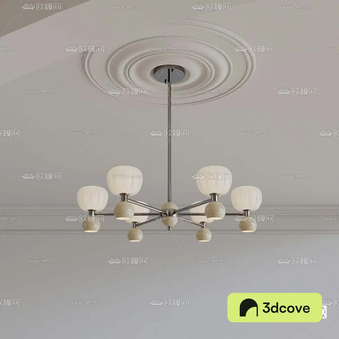 Cream style chandelier hall chandelier