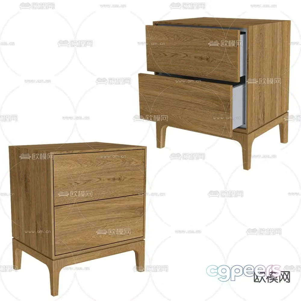Tony Roaks bedside table 3d model