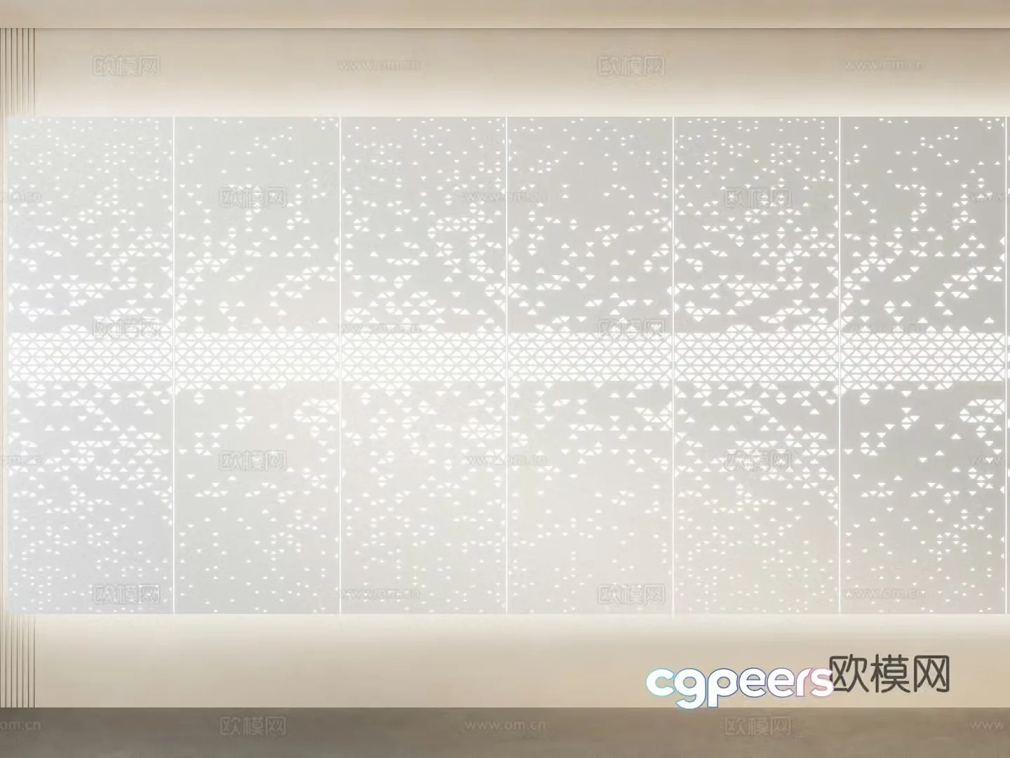 Punching plate 3D model
